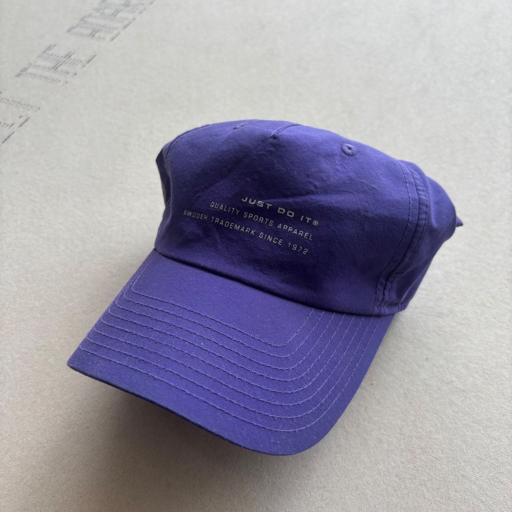 Y2K‎ Nike Just Do It Heritage86 Purple Strapback Hat